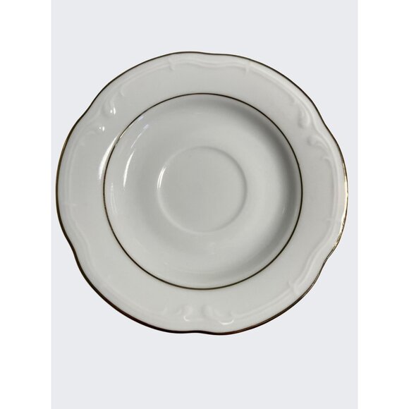 Southington By Baum Fine China Tea Cups & Saucers Golden Rhapsody Made In Poland - Picture 9 of 11